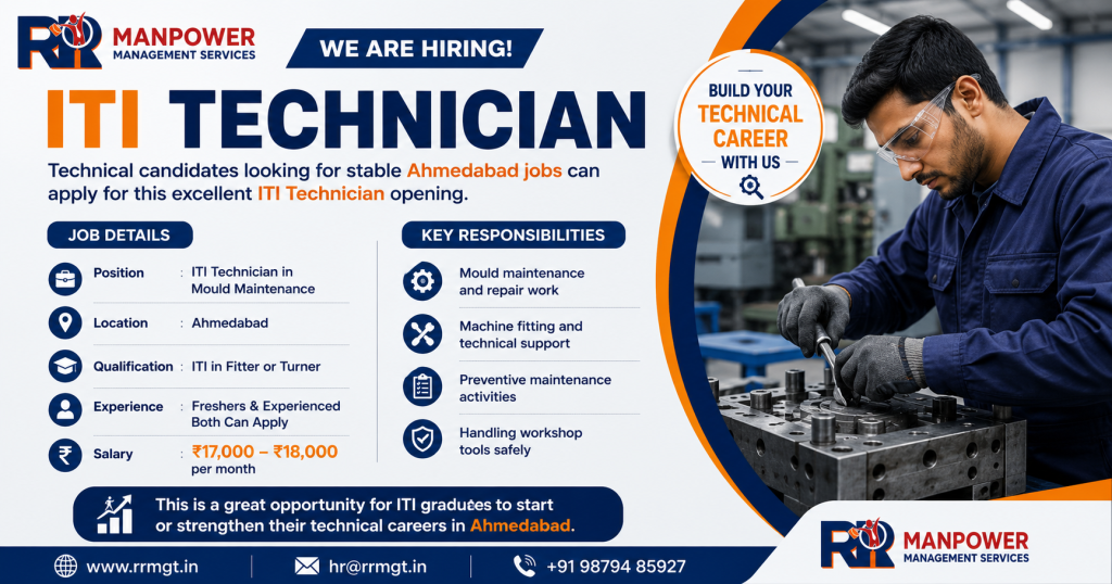 Ahmedabad Jobs, ITI Technician
